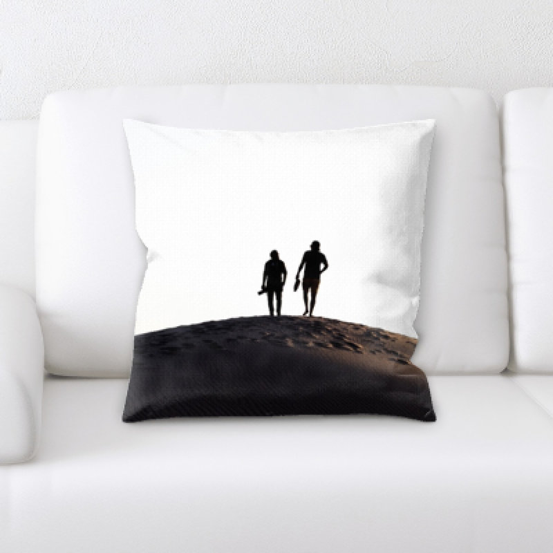 Microsuede Throw Pillow