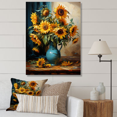 Chef-d'œuvre tournesols de Van Gogh II - impressions sur toile florales et botaniques