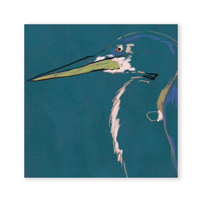 Nature Inspired Blue Heron Portrait