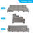 110" Corduroy Sectional Sofa with 2 Ottomans – High-Resilience Foam, Wood Legs, 4-Seat Design-1102869825