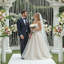 Boules de fleurs pour centres de mariage arrangement floral 9,4 pouces rose + blanc-1884332494-1884332336