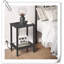 Table de bout avec station de charge, table d'appoint avec ports et prises USB, table de chevet, tablette de rangement à 2 niveaux, table de canapé pour petit espace, 1 paquet (2 pièces)-2106098797