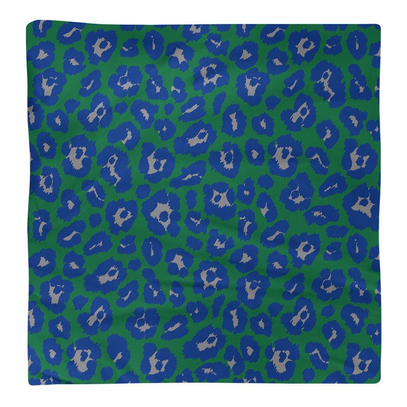 Serviette de foot de foot à dos de Seattle, Vert / argenté, 10 po x 10 po