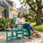 2-Piece HDPE Outdoor Rocking Chair Set With Side Table, All-Weather Porch Rocker And End Table Bundle-811139461