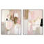 «Pink Frost Serenity», ensemble d'art mural encadré par Art Remedy, cadre noir, 36 x 45-135358700-135358699