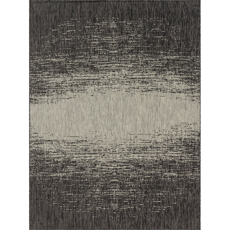 Tapis extérieur Iris gris plomb, Rectangle 9 pi x 12 pi
