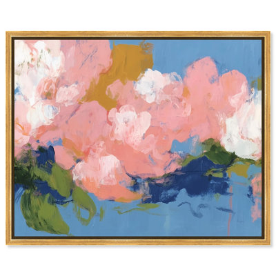 «Dusty Blues», impression sur toile par Art Remedy, cadre doré, 20 x 16