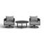 Elza 2 - Person Patio Conversation Sets