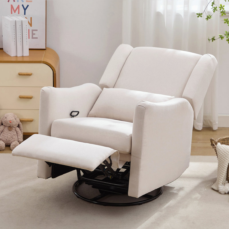 Fauteuil inclinable berçant à oreilles, Beige