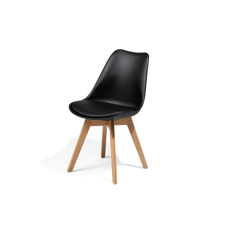 Alois Upholstered Dining Chair, Black