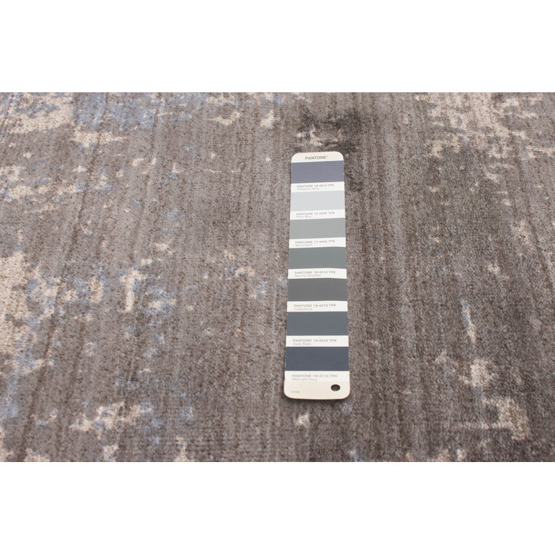 Tapis bleu / gris tissé à la main Souvenir