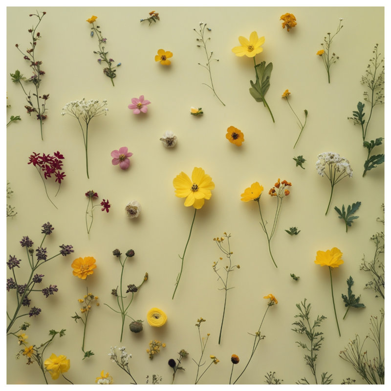 Rideaux de douche assortis Wildflowers, 70in W x 72in H