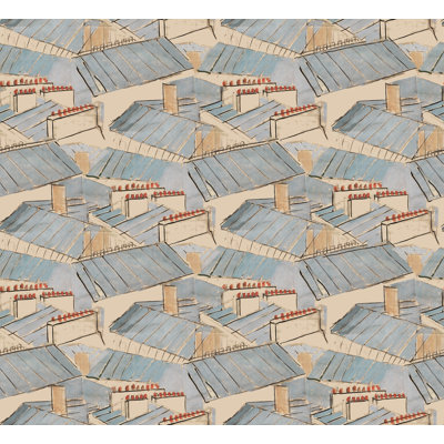 Paule Marrot Geometric Satin Wallpaper Double Roll