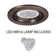 Round Open Recessed Trim