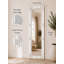 Sade Tall Solid Wood Framed Wall or Dressing Mirror-673020399
