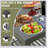 Outdoor Kitchen Island with Storage, Aluminum, Double Storage Rack