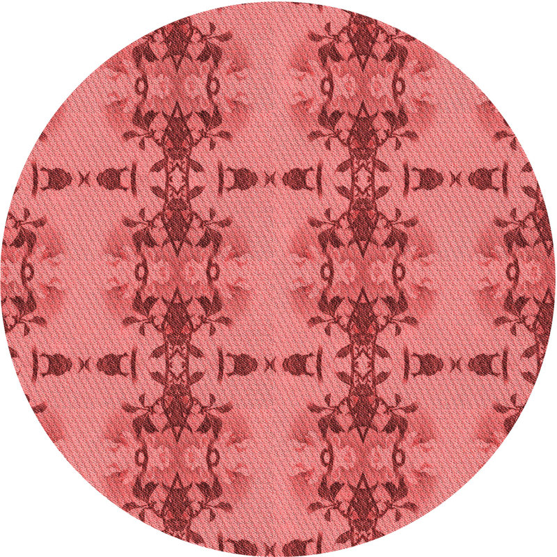 Amorrah Moroccan Indoor Rug, Round 4'