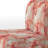 Tropical Whisper Tropical Pattern - Upholstered Coastal Slipper Chair, Pink Accent Chair-1081492347