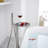Floor Waterfall Faucet with Diverter-87127469