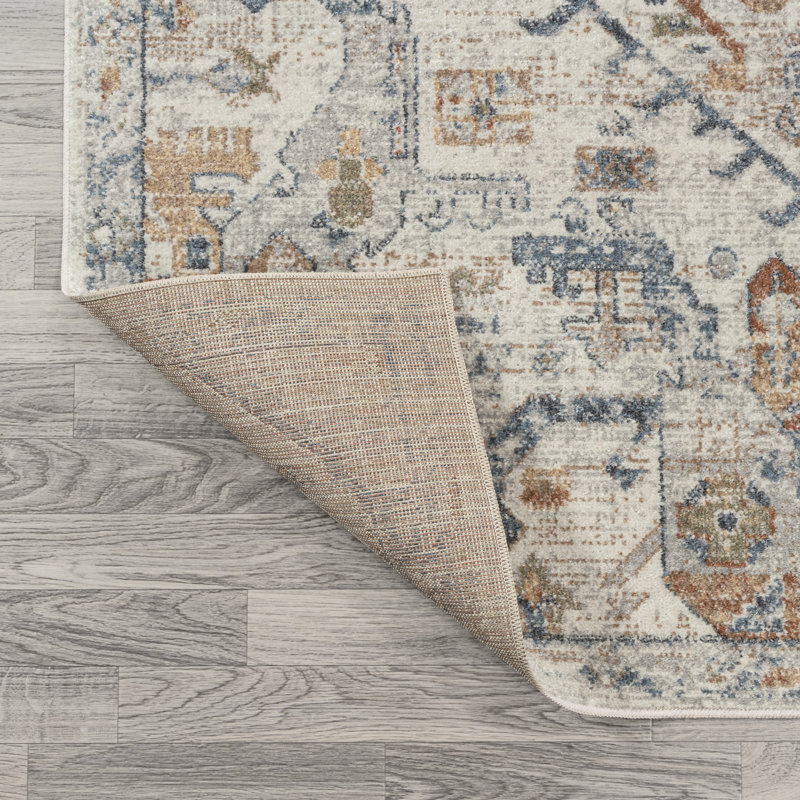 Tapis crème / terra Shaemus Bohemian Medallion, Tapis de couloir 2 pi x 7 pi 10 po