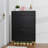 Shoe Storage Cabinet For Entryway, Free Standing Shoe Organizer With 2 Flip Drawers-321862954