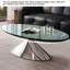 Table basse moderne minimaliste ovale en marbre-130002396-130002402