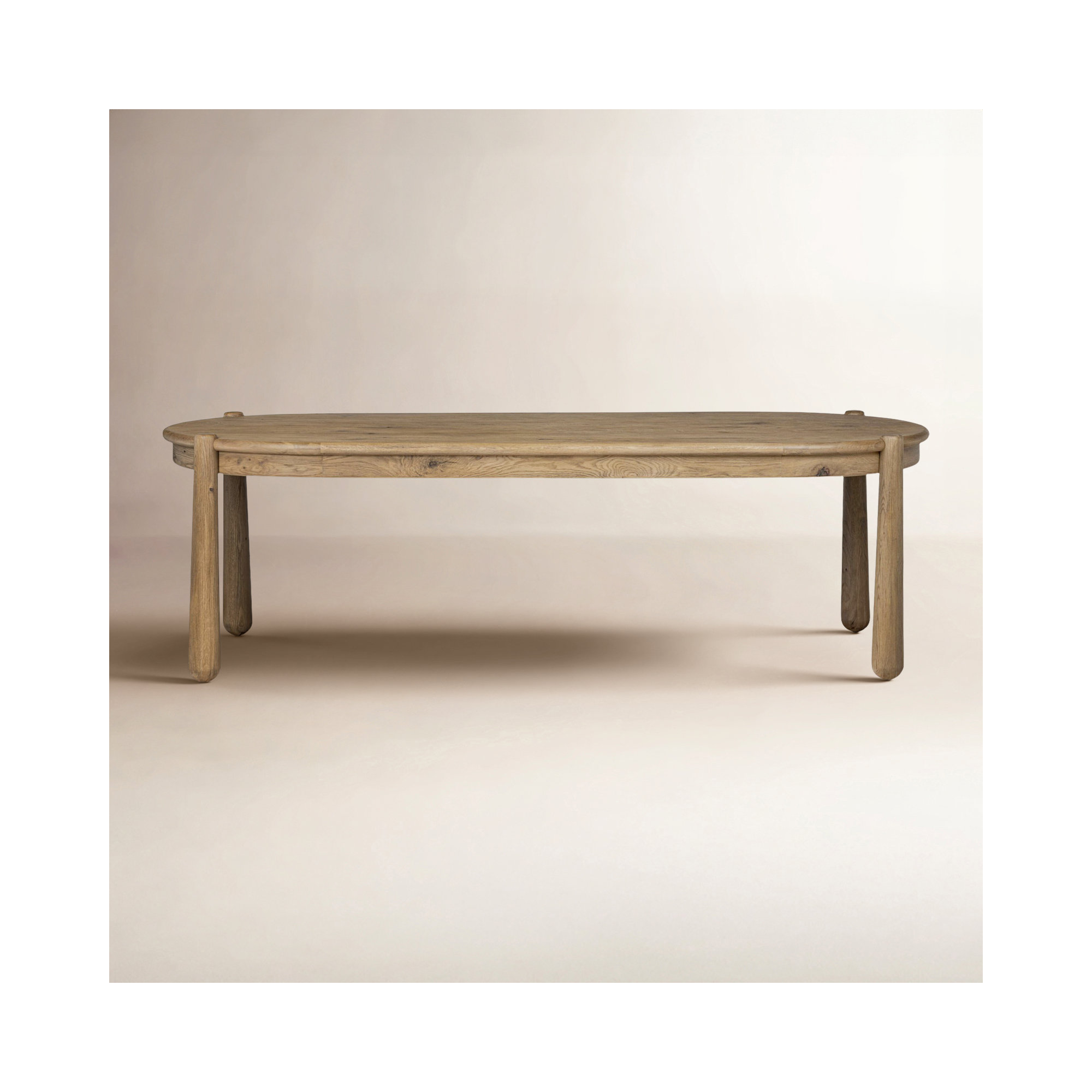 Salvador Dining Table, Smoked Oak