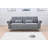 Ermera 85" Velvet Round Arm Sleeper Sofa-74813867