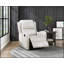 Fauteuil oscillant en similicuir et fauteuil inclinable 1pc-121071750