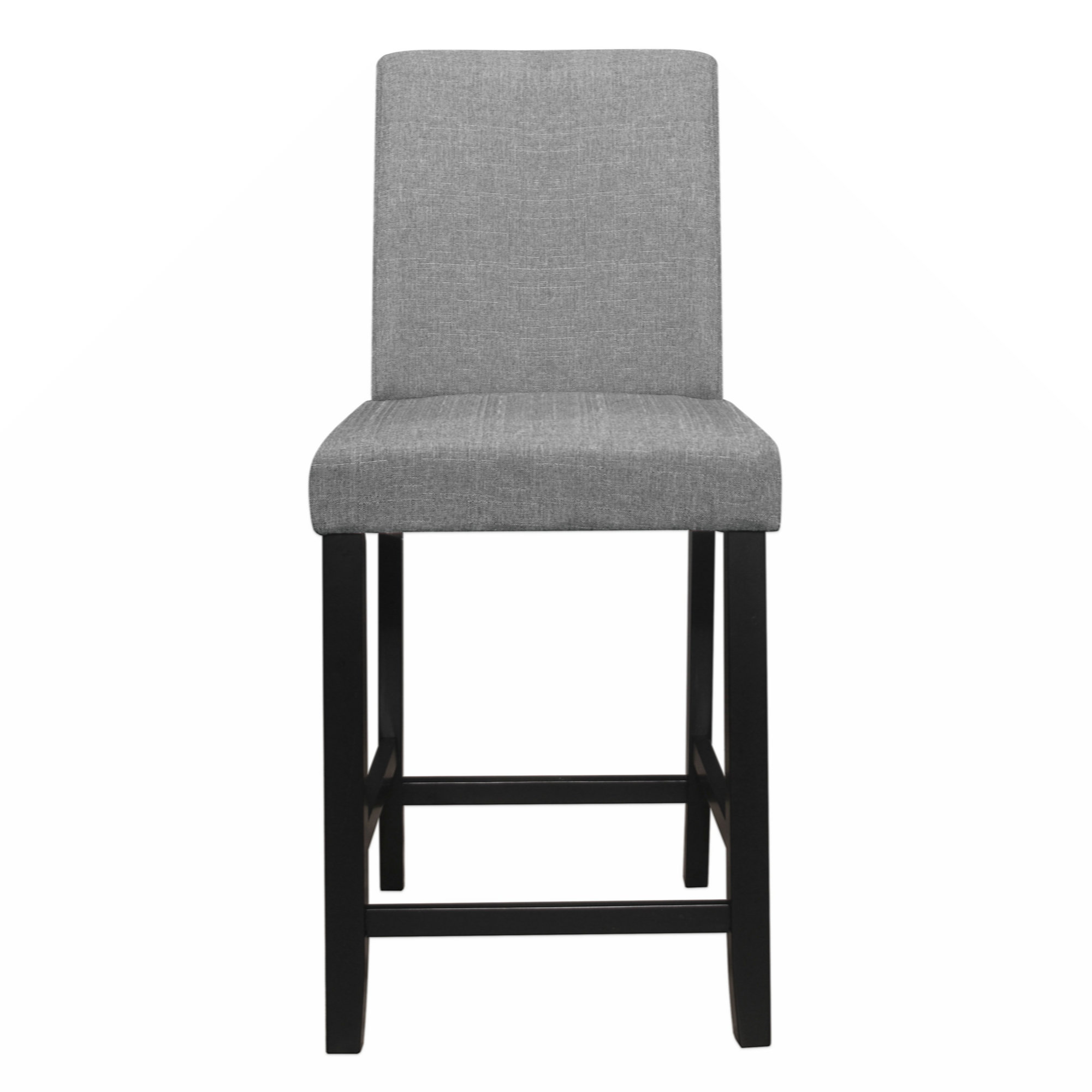 Red Barrel Studio Counter Height Chairs Set Of 2 Black Finish