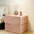 19.68" Wide Modern Nightstand with 2 Drawers, Bedside Table,Artificial Leather Surface,The Upper Drawer can be Rotated.-997185884