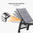 Valhalla Outdoor Rust-Resistant Metal Chaise Lounge with Table-2050201010