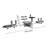 210° Adjustable Ergonomic Split Stretching Aid with Silent Rollers - Foldable Leg Extension Equipment for Hamstring and Inner Thigh Training