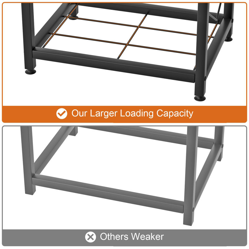 Analiha 39.9cm W Metal Log Rack