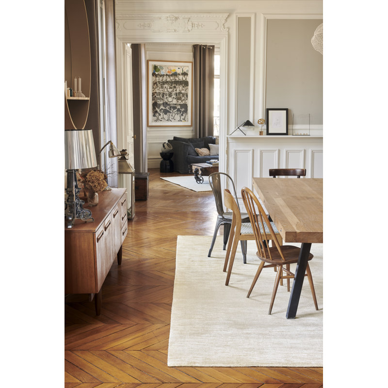 Glam Area Rug in Pearl, Rectangle 5'7" x 7'10"