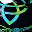 Nappe Tie-Dye Celtic Triquetra Trinity-60625455
