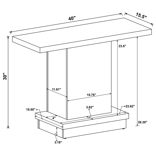 Dimensions du produit