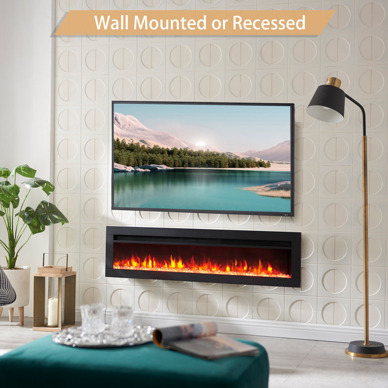 Fawzieh 50'' W Electric Fireplace