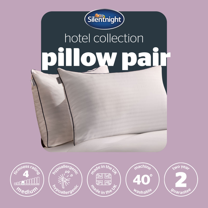 Silentnight Hotel Collection Luxury Piped Pillows