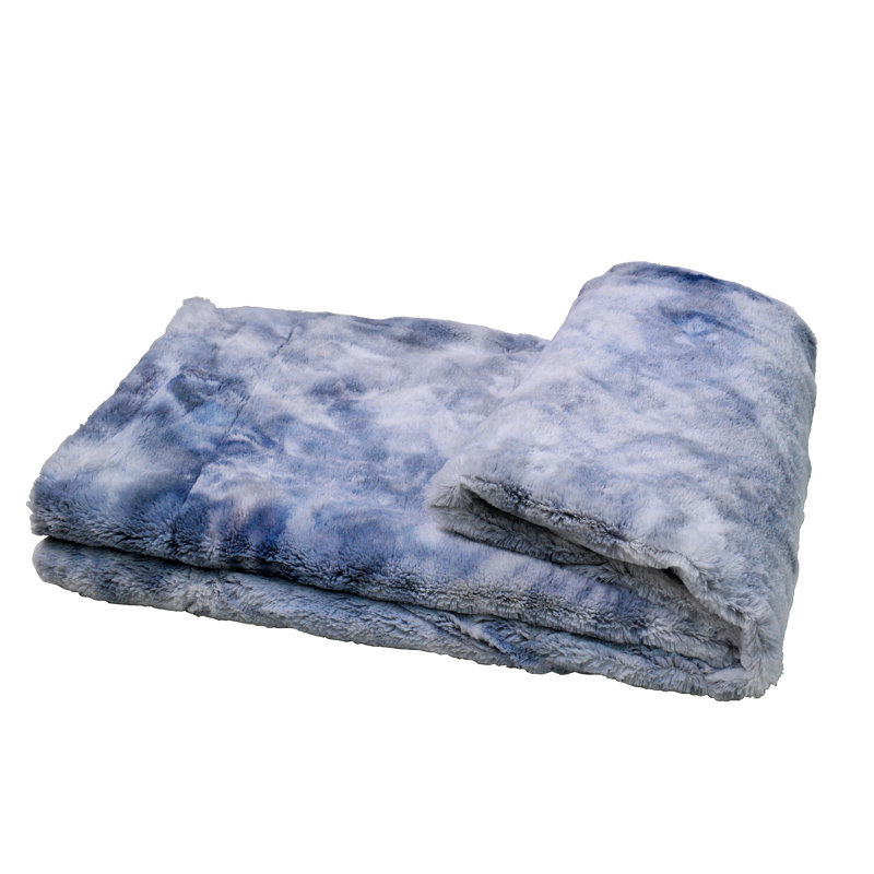 Jeté Tye Dye, Bleu