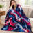 1Pcs Vibrant Swirl Print Flannel Blanket – Single-Sided Vivid Design;Ultra-Soft and CozyBreathable LightweightPerfect for Sofa, Bed, TravelMachine Washable Easy CareA Stylish Home Decor AccentIdeal All Seasons. Bedding-135881372