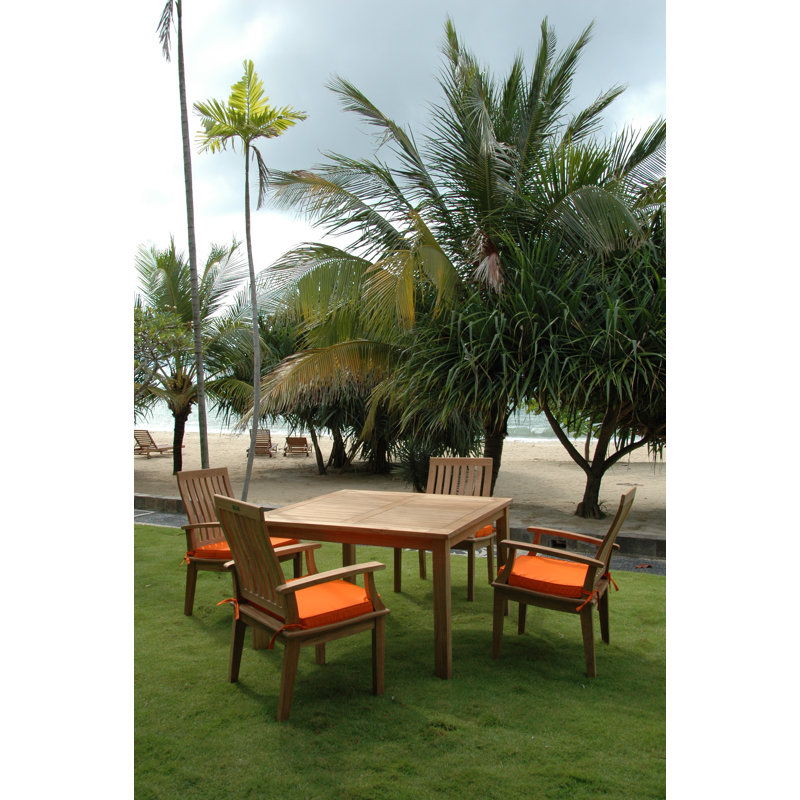 Windsor Outdoor 5 - Piece Teak Dining Set
