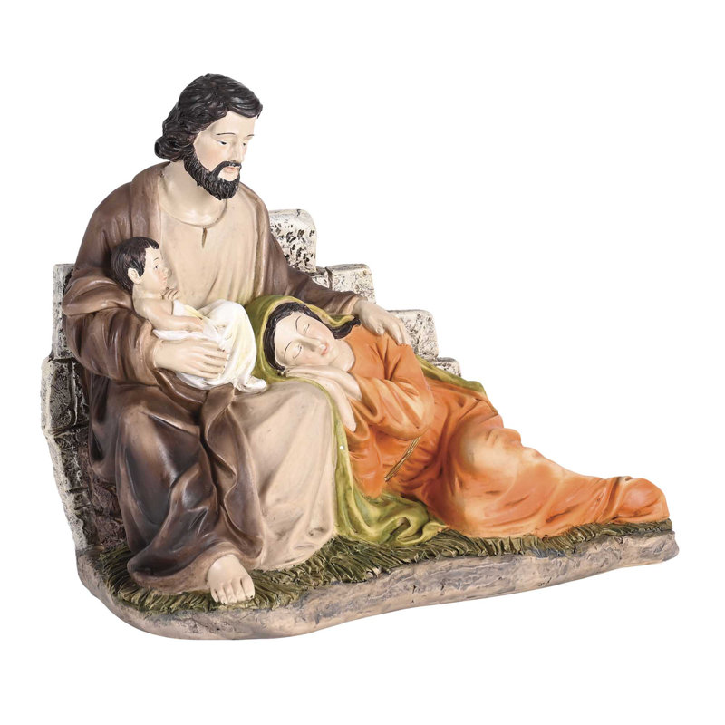 Crèche de Noël colorée 6H