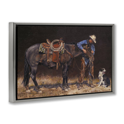 «Western Horse & Dog» par David Graham