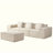 Lacrosse Modern Style Power Recliner Sectional With Bluetooth Speaker And LED Made With Wood & Metal In Gray(NJ INVENTORY)