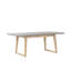 Dameyon 6 - Person Acacia Patio Dining Set with Rectangular Table , Cushions Included