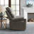 38.8" Wide Classic and Soft Chenille Power Standard Recliner with Cup Holder and USB Port-2116945527
