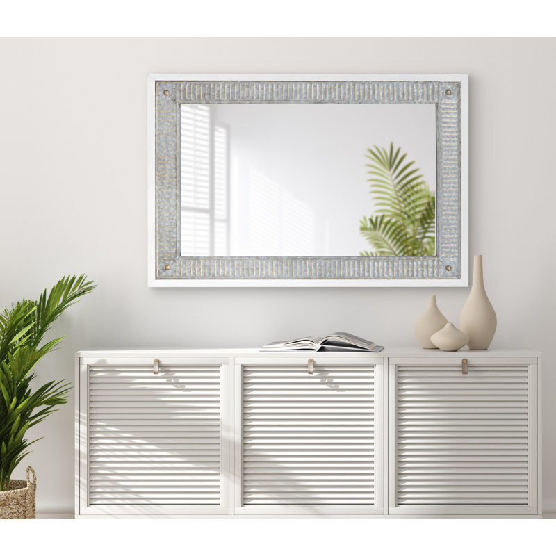 Mariska Mirror, White, 30" x 20"