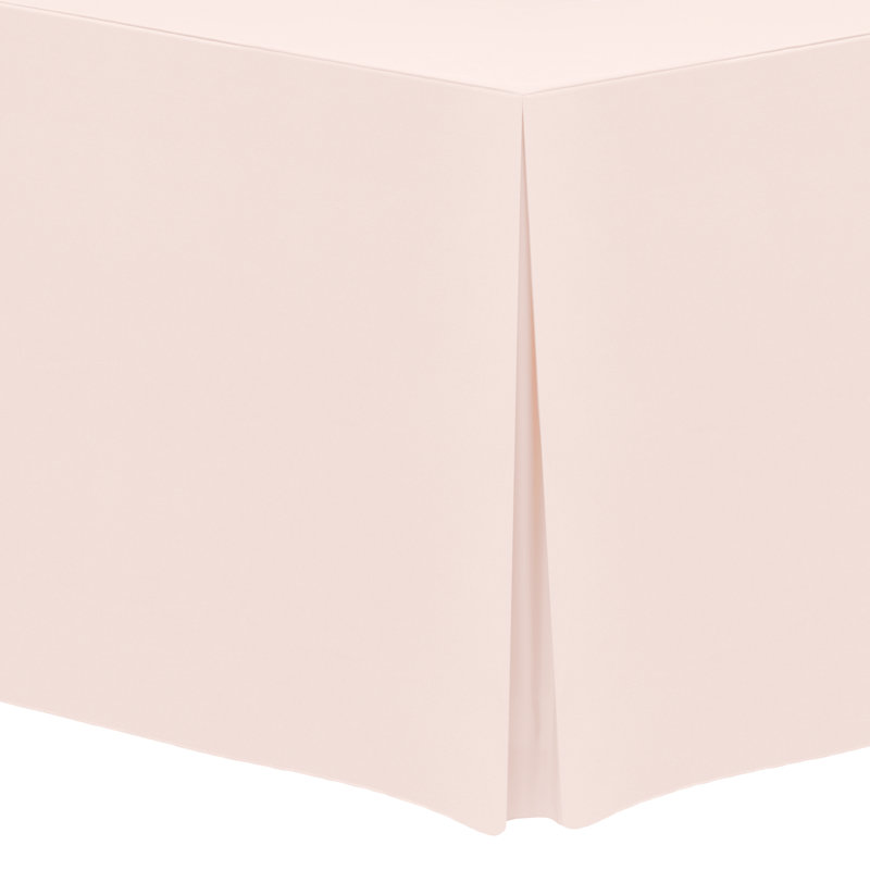 Solid Color Tablecloth, 18" x 48", 5, Ice Peach