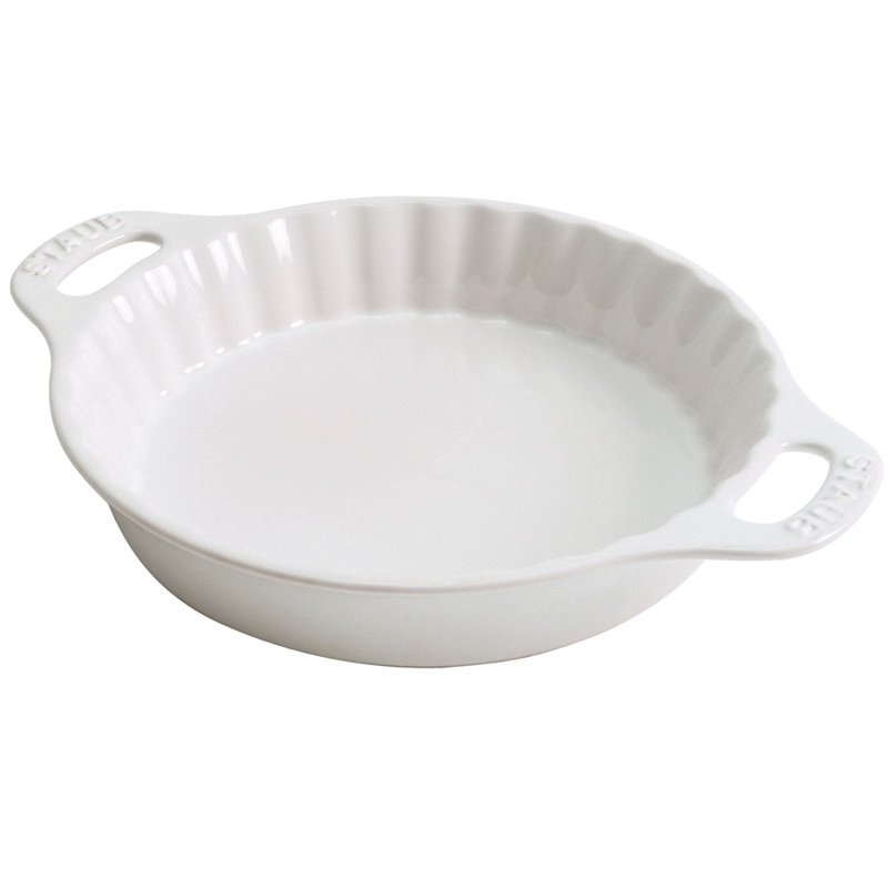 Staub Ceramic 9-inch Pie Dish, White